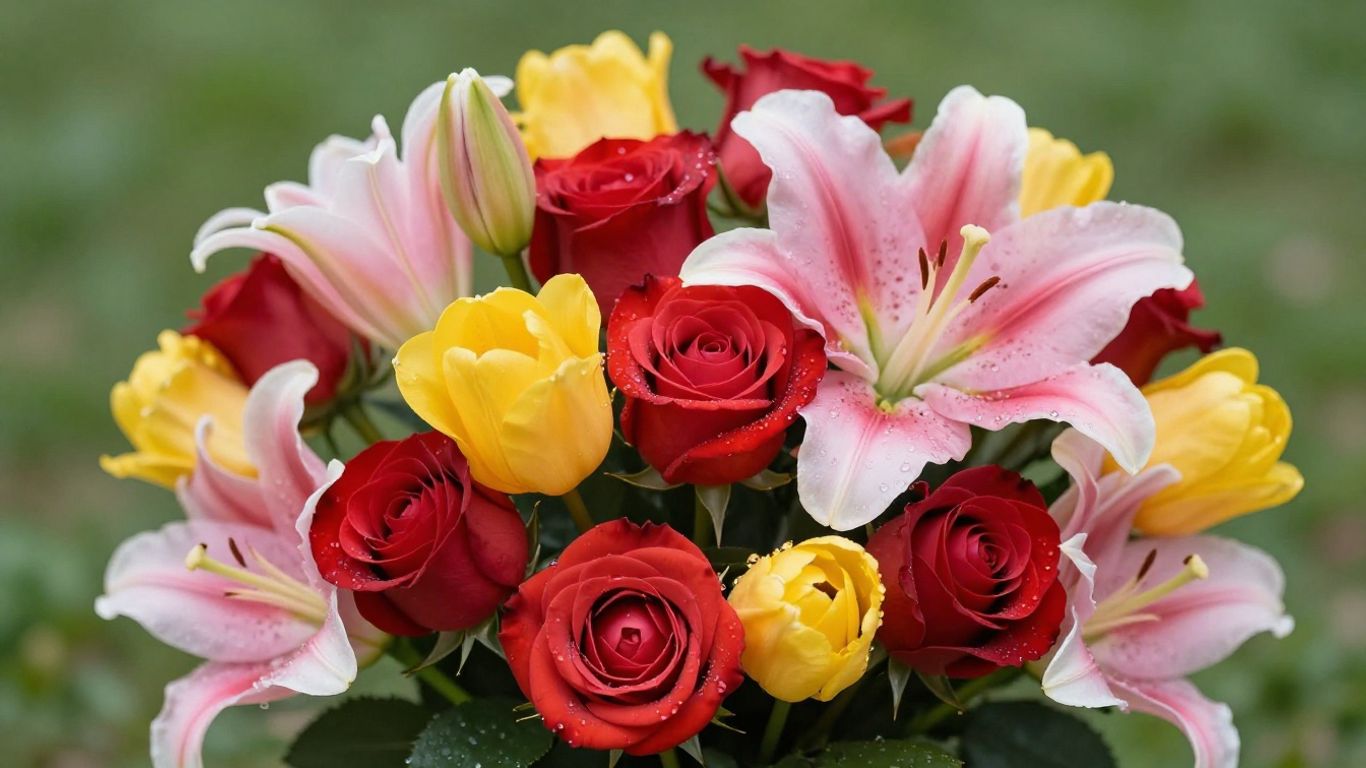 Fresh flower bouquet with same-day delivery in Melbourne.