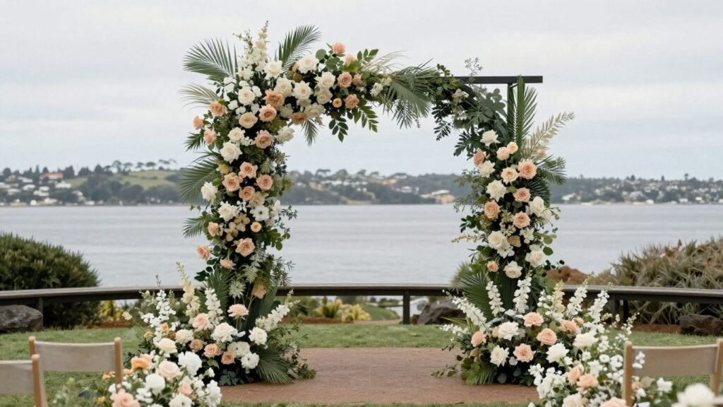 Ceremony arch flowers Hobsons Bay: A guide to choosing, styling, and booking your wedding flowers